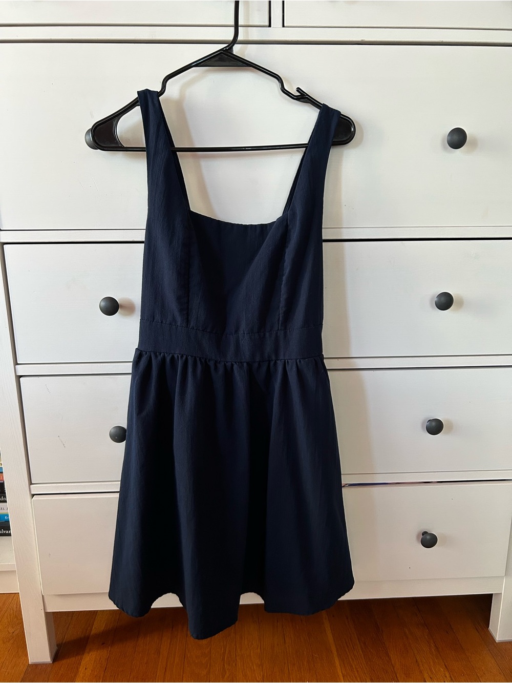 Women’s mid thigh navy blue summer dress
